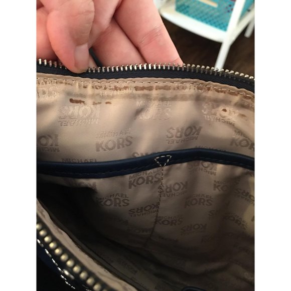 Michael kors Astor leather hobo shoulder bag navy - Picture 5 of 5